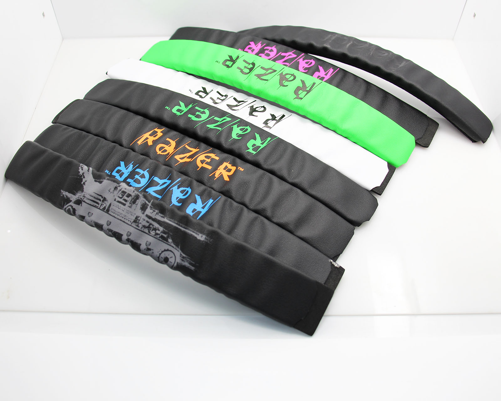 适用Razer 雷蛇 雷霆齿鲸 北海巨妖 一代 头梁皮套 更换耳机配件