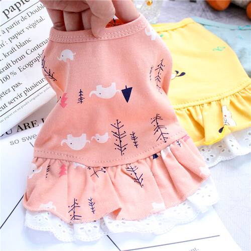 全棉宠物泰迪狗狗衣服夏季薄款