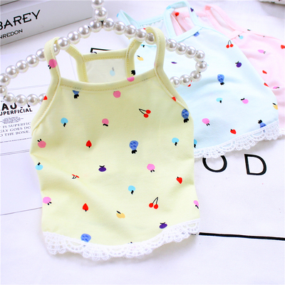 宠物夏季小狗狗衣服轻薄吊带