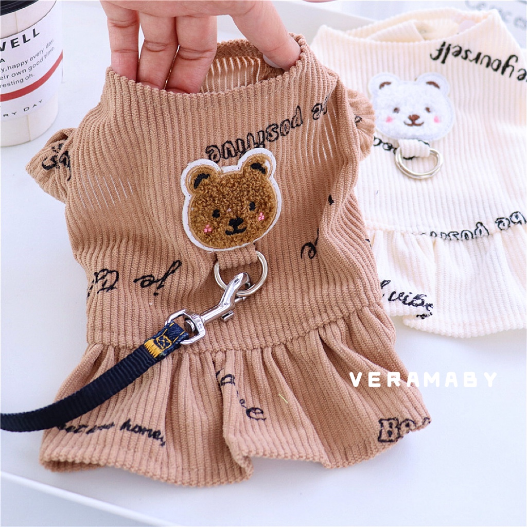 宠物小狗狗衣服泰迪比熊博美小型犬幼犬春秋款猫咪裙子雪纳瑞夏季