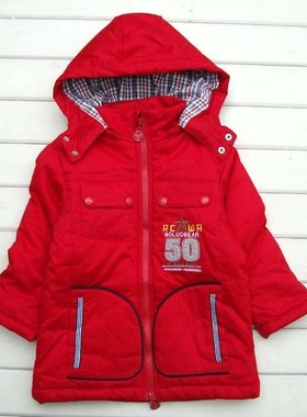 双11价正品小熊摩罗冬装60760男童装梳织棉衣棉袄90-110码