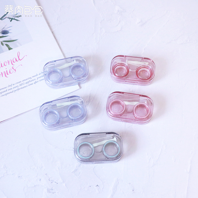 无需拧盖新XF822隐形眼镜盒经济