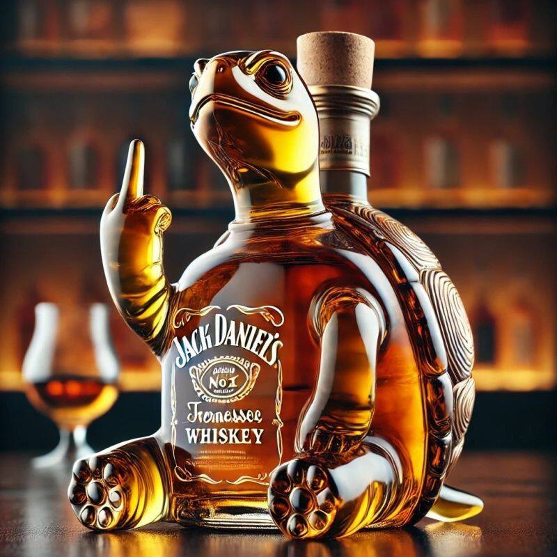 独立站新款动物威士忌酒瓶Animal Whiskey Bottle威士忌跨境摆件