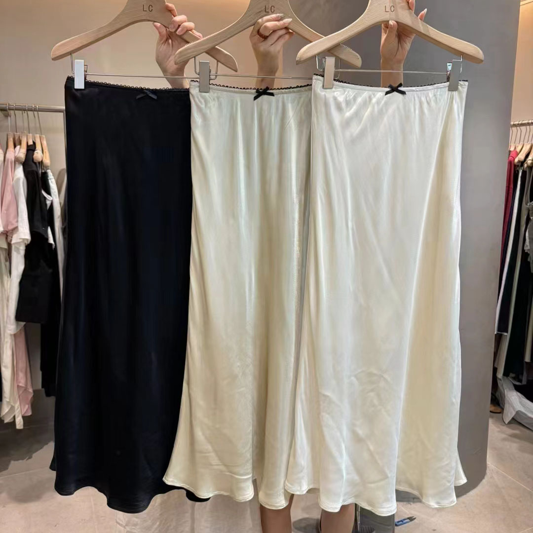 长款A字高腰显瘦半身裙女潮