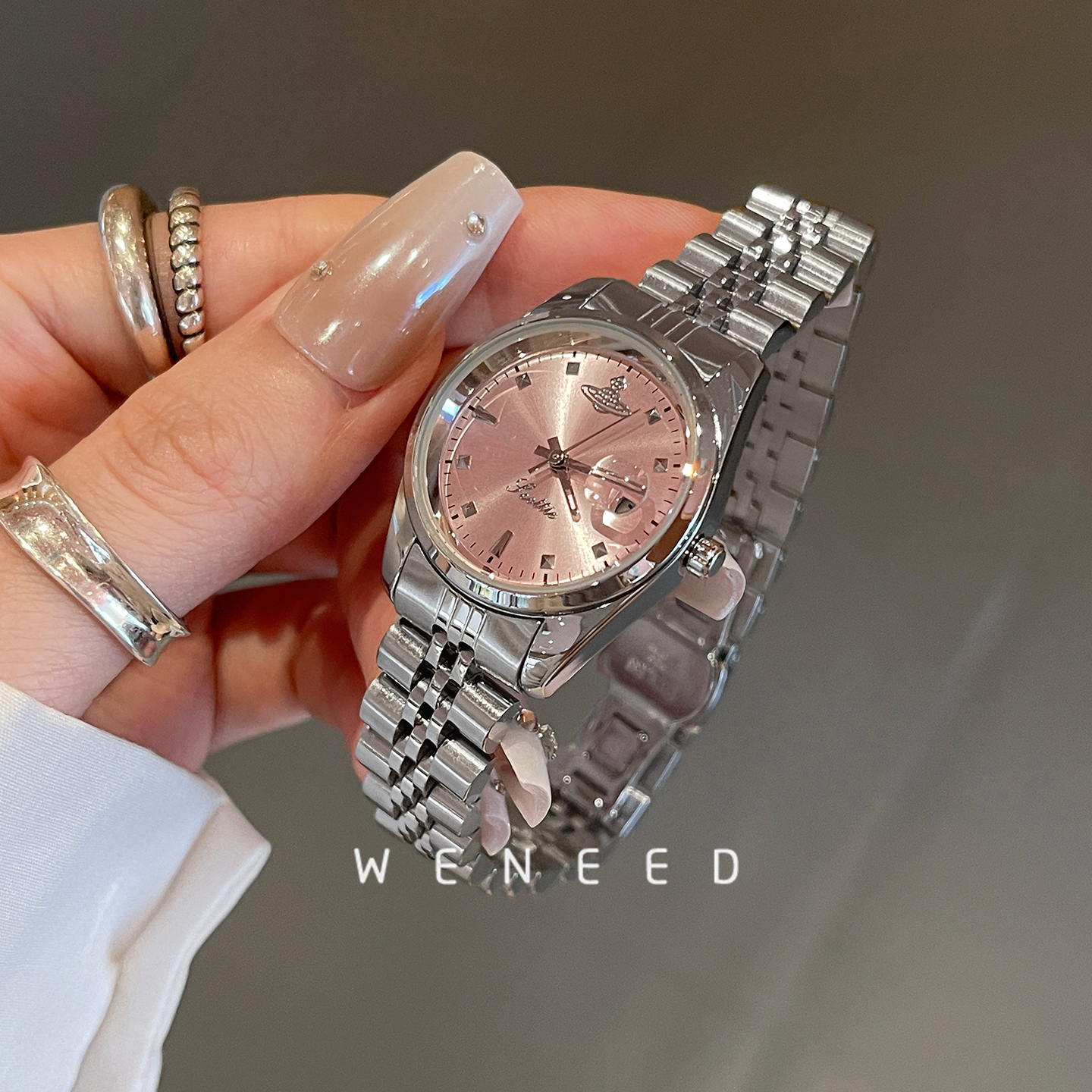 weneed2025新款轻奢小众手表女款简约高级感女士正品名牌钢带女表