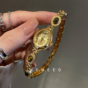 手链式 女士复古精致小巧女表 轻奢小众2025新款 weneed复古手表女款