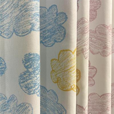 NITORI宜得利定制窗帘 儿童房间卡通全遮光布 卧日式可机洗落地窗