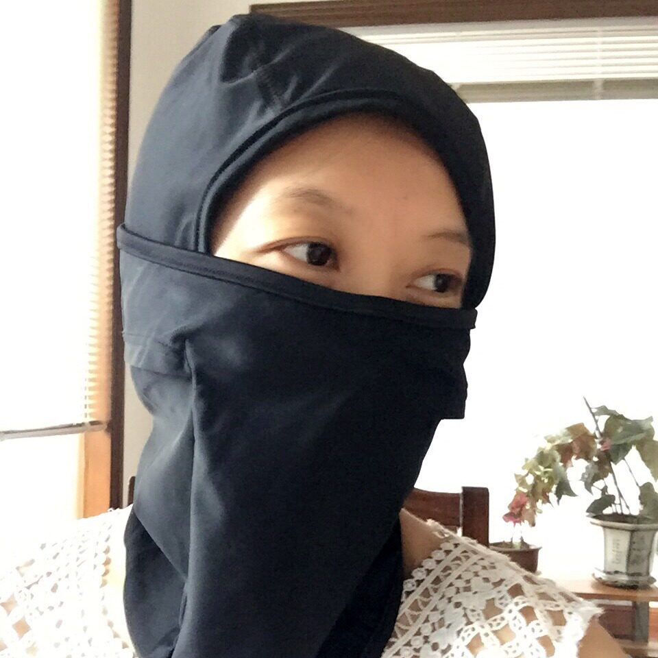 骑行摩托车自行车防风钓鱼透气防晒帽护脸飞虎帽头套战术防护面