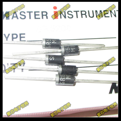 SB5200 SR5200 肖特基二极管 5A200V 全新 威世VISHAY 直插DO15