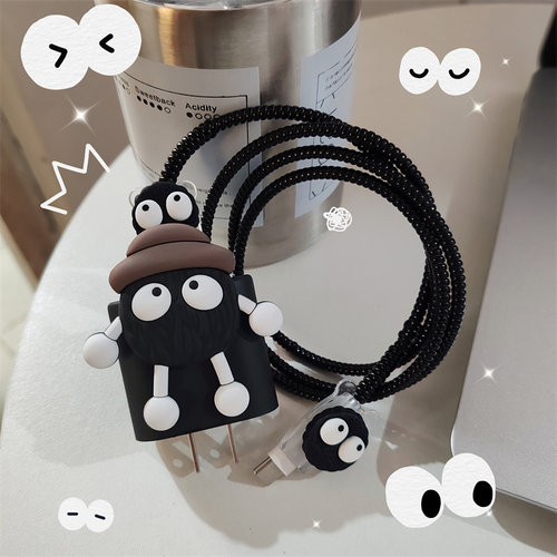 缠绕绳苹果防折断数据线保护套
