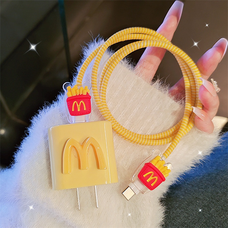 苹果充电器保护套适用iPhone15手机数据线防断14promax13快充16