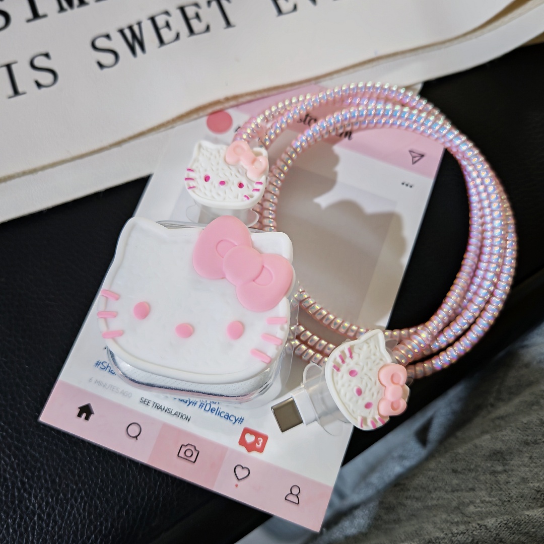 数据线保护套20w适用苹果15手机快充iphone16promax13壳充电器14