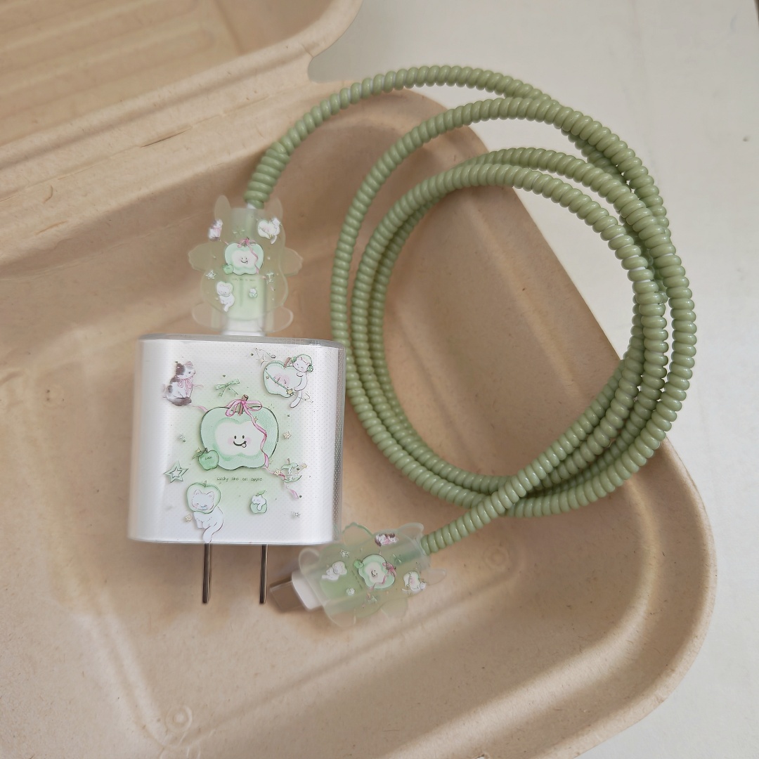 数据线保护套20w适用苹果15手机快充iphone16promax13壳充电器14