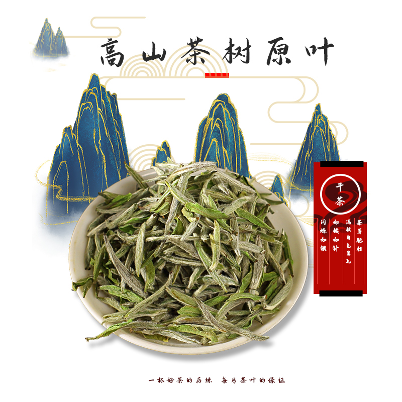 福鼎白茶2020新茶白毫银针散茶罐装礼盒装磻溪高山明前老茶树茶叶