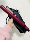 Япония Salonia Straight Clip не повредит негативным ионному двойному использованию вьющиеся прямые волосы Мини -протяженные потягивание
