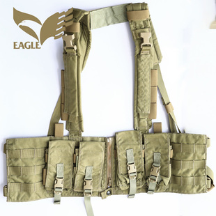 美产原品公发EAGLE MPCR V2 战术背心马甲携具胸挂 KH色 SFLCS