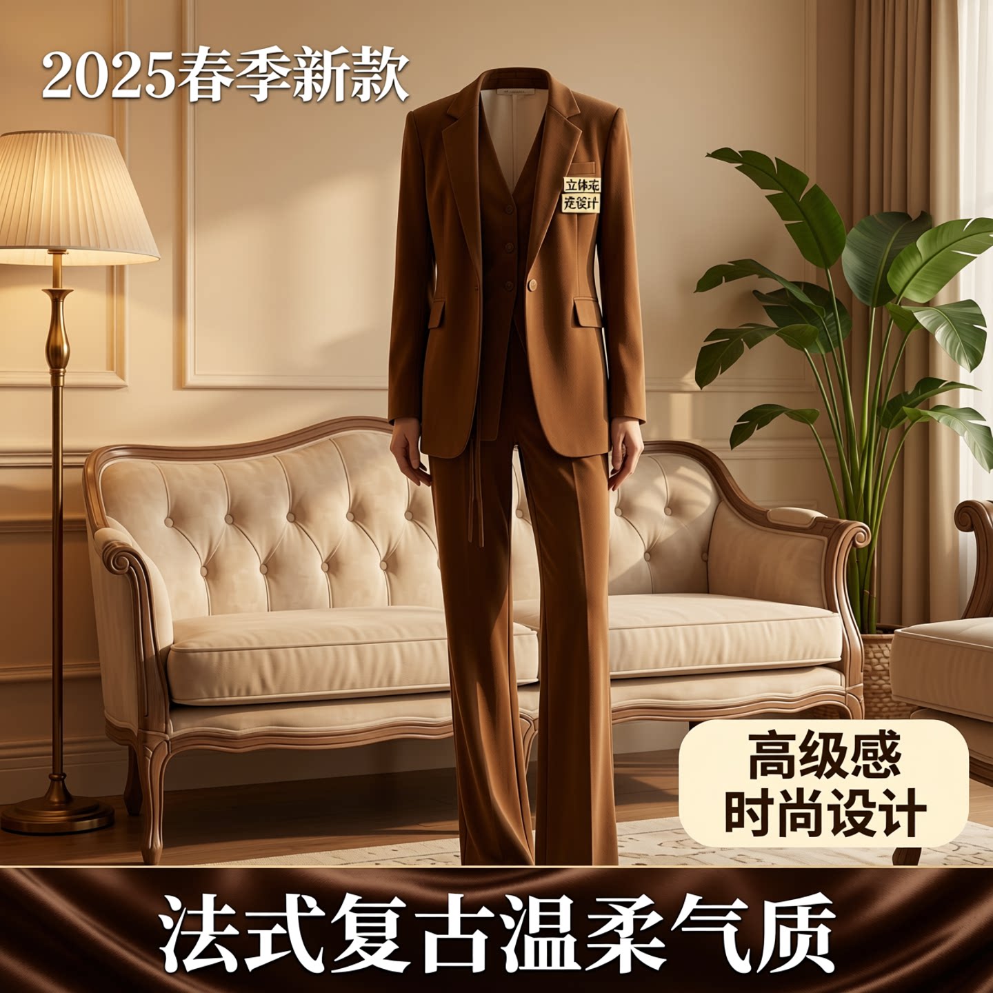 2025春秋季设计感时尚套装