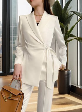 2026春秋女设计感小西装套装