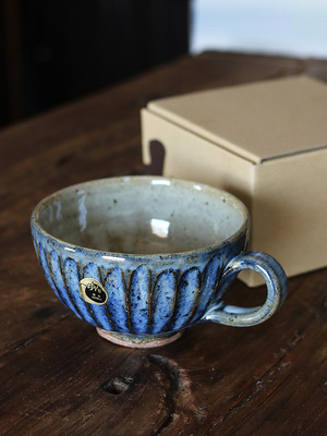 日本咖啡杯手工复古陶