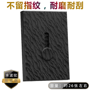 手推名片盒子随身商务女士精致高档名片夹大容量男式收纳盒便携式
