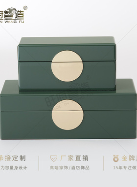 轻奢风样板房梳妆台桌面装饰品