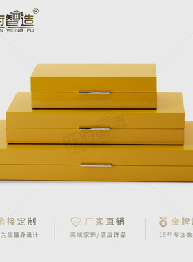 软装卧室样板间收纳摆件首饰盒