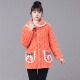 冬季 新款 棉衣加绒加厚保暖棉袄罩衣棉服学生成人女家居服外穿外套