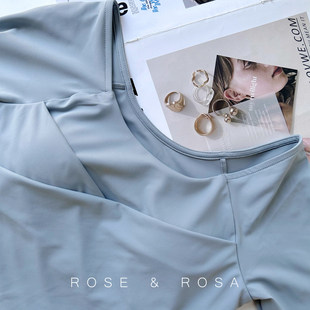 高颜值瑜伽服女 辣妹露脐背心外穿短款 运动长袖 T恤跑步健身服 法式