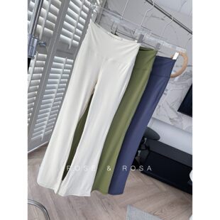 女高腰收腹显瘦翘臀紧身微喇拖地长款 高级感瑜伽喇叭裤 健身裤