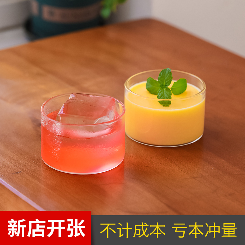 由来已久耐热玻璃布丁杯子