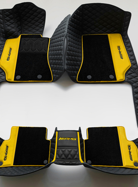 奔驰amg cla45专用大全包围cla45s CLA35amg暗夜雷霆版防水脚垫