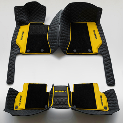 奔驰amg cla45专用大全包围cla45s CLA35amg暗夜雷霆版防水脚垫