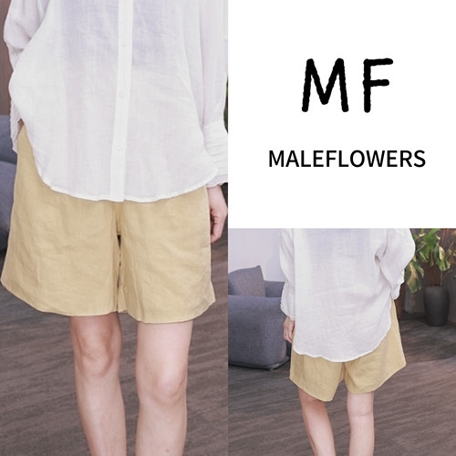 东倪MF 简约百搭显瘦阔腿休闲短裤女通勤慵懒风 86B88187