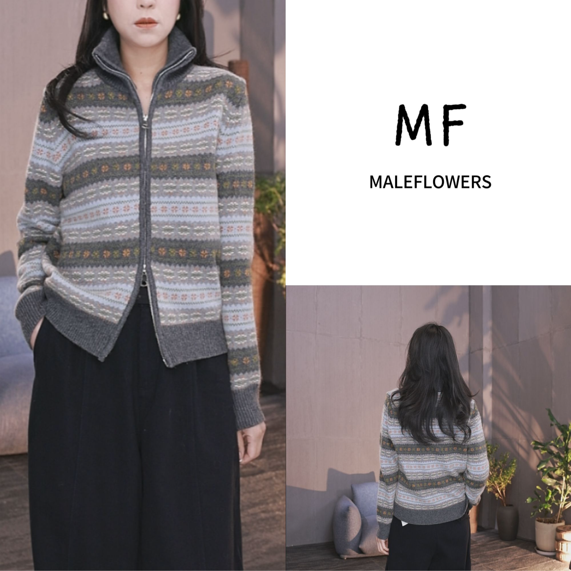 MALEFLOWERS/马伦威斯针织开衫