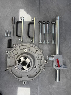 奔驰M256发动机集成式 工具M254正时工具 启动机发电机转子支架拆装