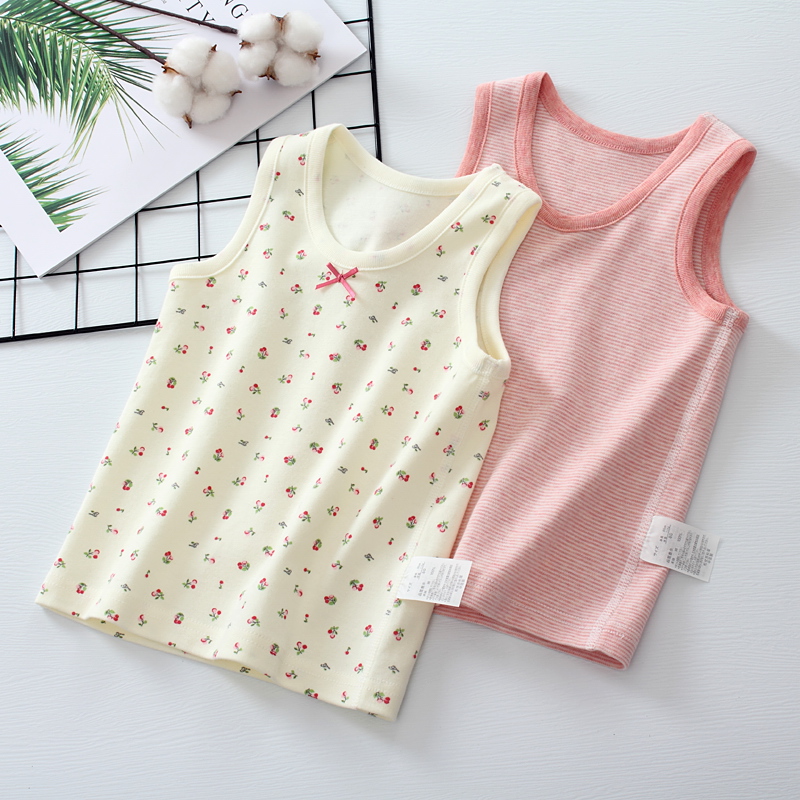 2件装秋冬儿童背心纯棉无骨加厚