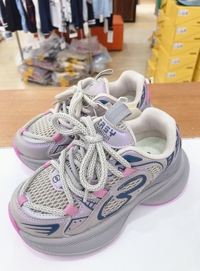 实体店2025秋季新款男女童网面运动鞋儿童休闲超轻运动鞋B251225