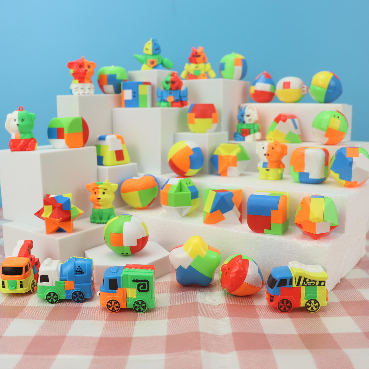 鲁班锁孔明锁全套儿童益智思维训练智力解扣8-12岁小学生积木玩具