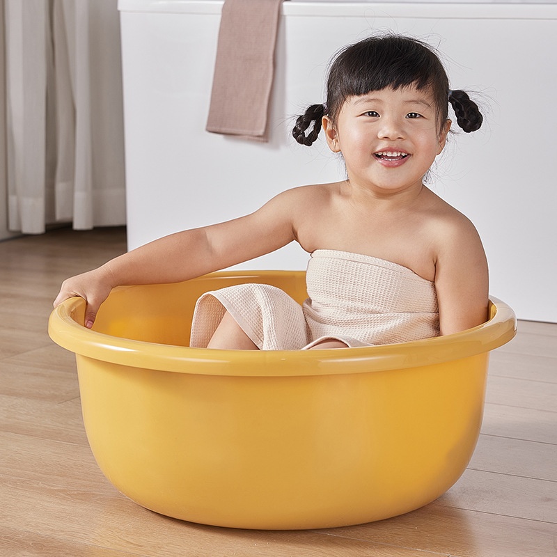 洗衣盆大盆家用特大号洗被子塑料盆加厚加深洗脸盆脚盆婴儿宝宝