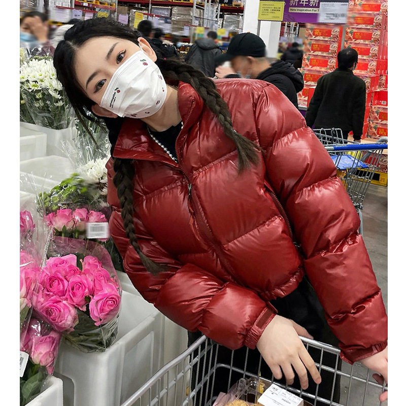 短款红色羽绒服女小个子2024新款冬季感高端减龄加厚保暖外套,女装/女士精品,羽绒服,淘宝优惠券,粉丝福利购,淘宝优惠卷