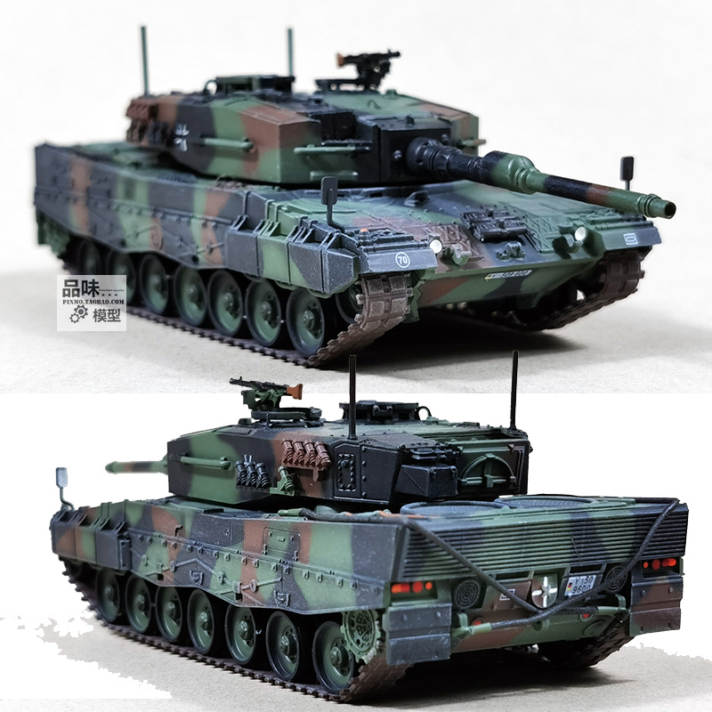 铁流成品 1/72德国豹2A4主战坦克成品模型摆件北约三色