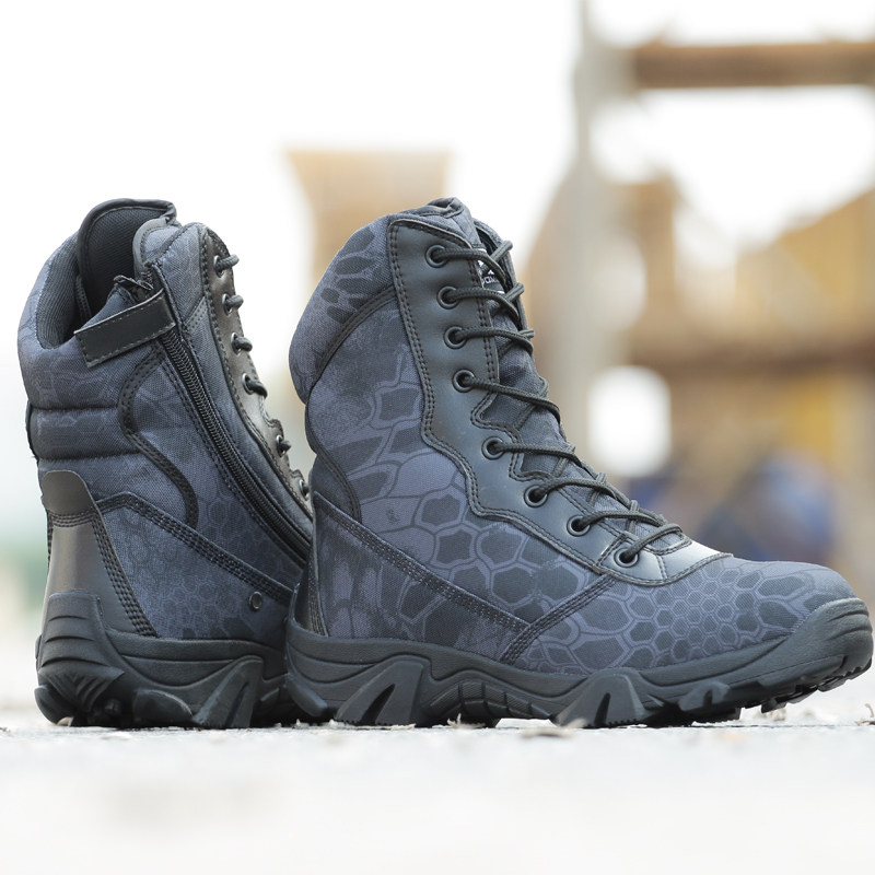 Boots militaires pour homme - porter - Ref 1402107 Image 1