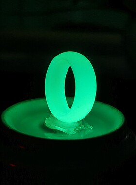 天然玉石夜光戒指女指环时尚礼物