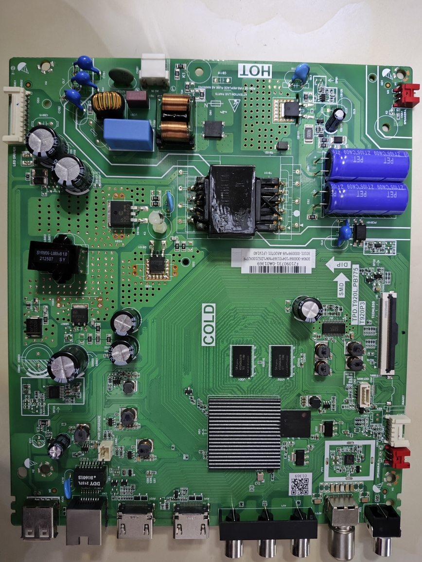 维修43A20 43V6F TPD.T920L.PB775 T920P3  A920T01 emmc备份8G