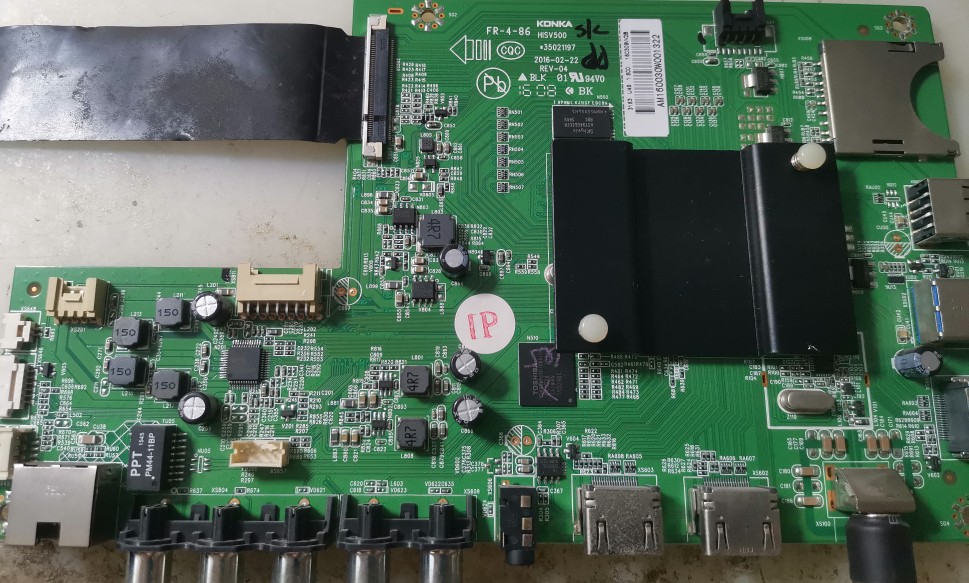 维修康佳KKTV U49 U60J HISV500 35021197 emmc软件备份4G5.0