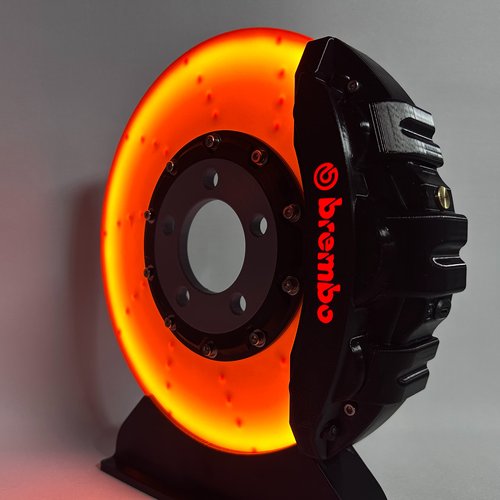 创意礼物AMG Brembo刹车盘卡钳模型夜灯创意桌面壁挂led氛围灯