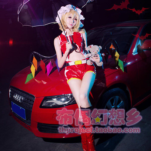 布偶幻想乡 定做 东方 赛车娘 芙兰朵露 二小姐 cos/cosplay