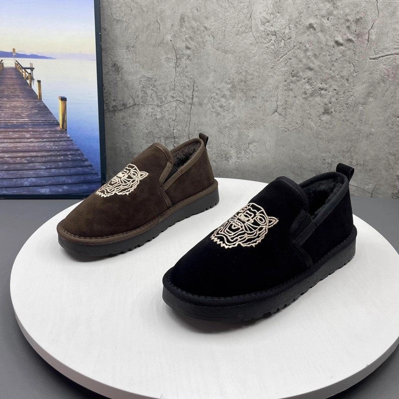 加绒保暖棉鞋男鞋2025新款冬季防水绒面虎头圆头套脚绒里雪地靴男,流行男鞋,时尚雪地靴,淘宝优惠券,粉丝福利购,淘宝优惠卷