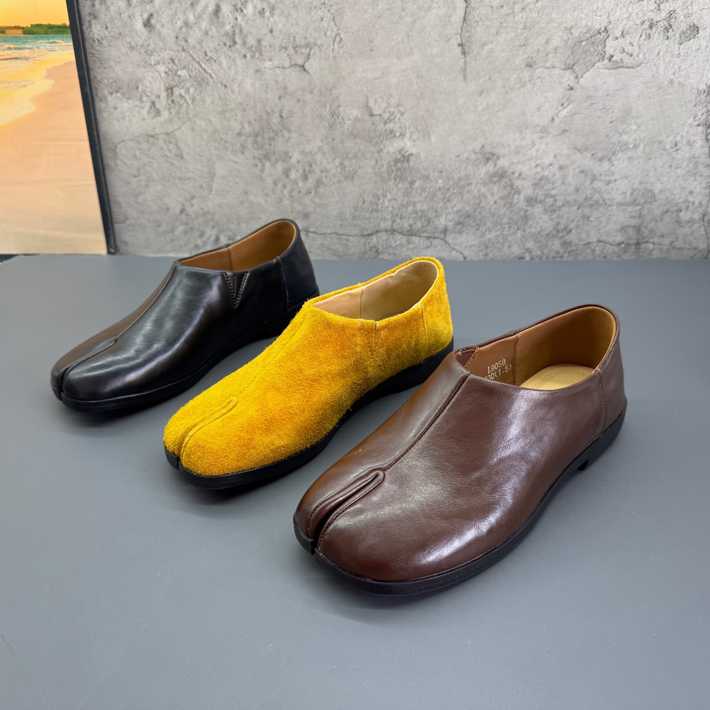 2026春季新款撤柜断码真皮分趾深口低帮复古英伦时尚百搭单鞋女鞋,女鞋,深口单鞋,淘宝优惠券,粉丝福利购,淘宝优惠卷