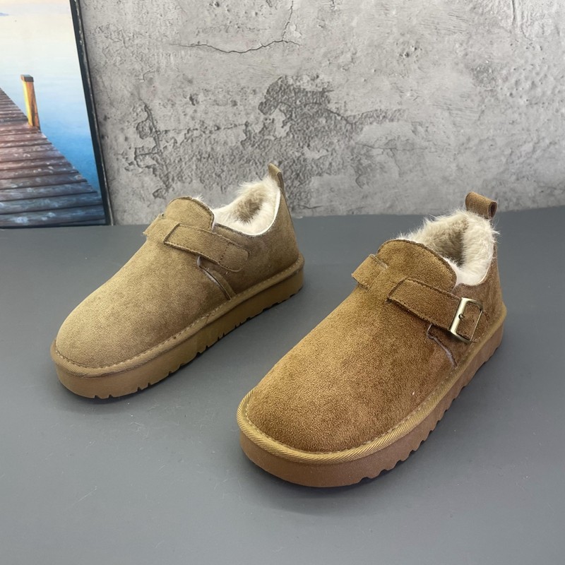 2025新款撤柜断码冬季圆头套脚平底加绒保暖雪地靴美拉德女棉鞋潮,女鞋,时尚雪地靴,淘宝优惠券,粉丝福利购,淘宝优惠卷